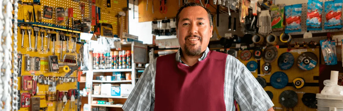 Usuario de Treinta llevando su inventario con un sistema