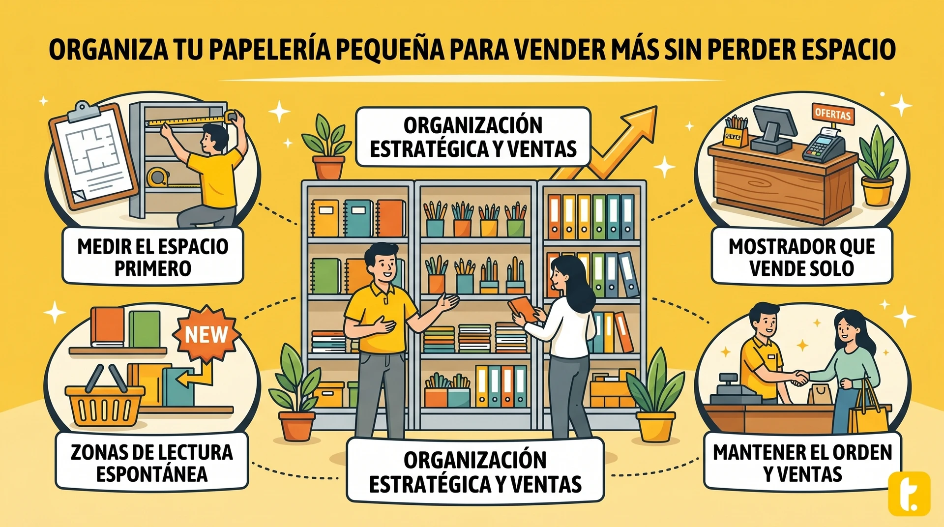 Usuario de Treinta llevando su inventario con un sistema