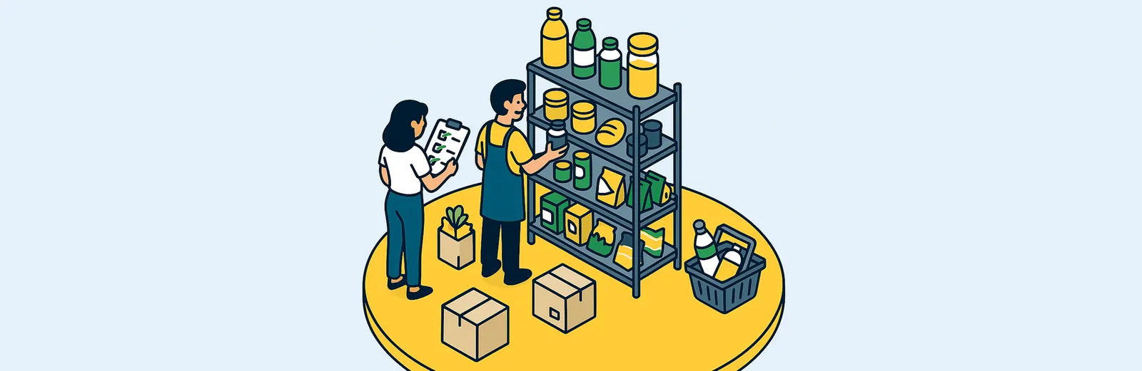 Usuario de Treinta llevando su inventario con un sistema