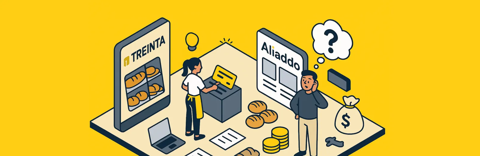 Usuario de Treinta llevando su inventario con un sistema